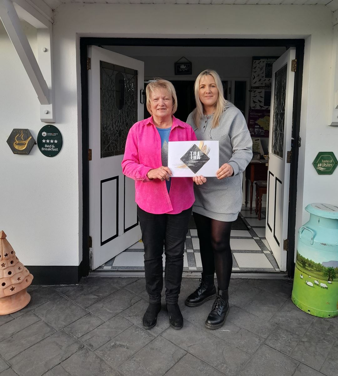 Pictured is Rosemary Armstrong, with her daughter, Jayne, who are now running Arch House B&B together. 